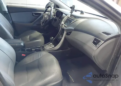 2013 Hyundai Elantra Limited из США, поврежденный, VIN 5NPDH4AE1DH180755